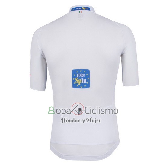 Giro d'Italia Ropa Ciclismo Culotte Corto 2016 Hombre Mangas Cortas Blanco